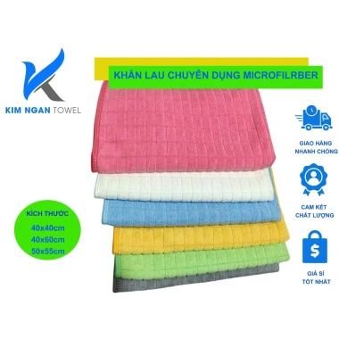 Combo 3 Khăn Lau Xe Đa Năng Kim Ngân Kẻ Ô Lau Kính Nội Thất Giá Ưu Đãi 62.310₫ 7