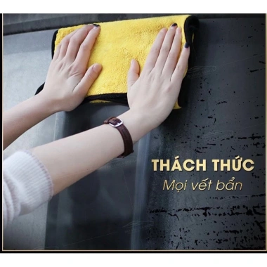 Combo 3 khăn lau xe microfiber 30x30cm Siêu mềm, thấm hút nước tốt, giá chỉ 52.500₫