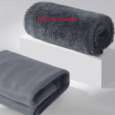 Combo 3 Khăn Lau Xe Superfine Fiber 600gsm - Hút Nước Nhanh, Mềm Mịn, Không Trầy Xước, Tặng 5 Viên Sủi Rửa Kính