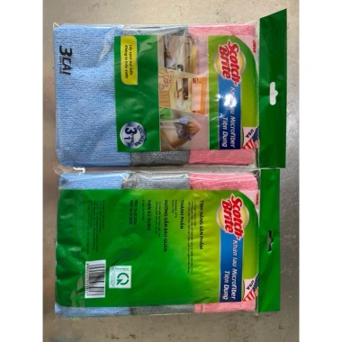 Combo 3 khăn Scotch Brite Microfiber 30x30cm - Giá siêu tiết kiệm 51.000₫ Combo 3 khăn Scotch Brite Microfiber 30x30cm - Giá siêu tiết kiệm 51.000₫