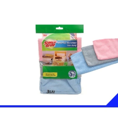 Combo 3 khăn Scotch Brite Microfiber 30x30cm - Giá siêu tiết kiệm 51.000₫ 2 Combo 3 khăn Scotch Brite Microfiber 30x30cm - Giá siêu tiết kiệm 51.000₫ 2