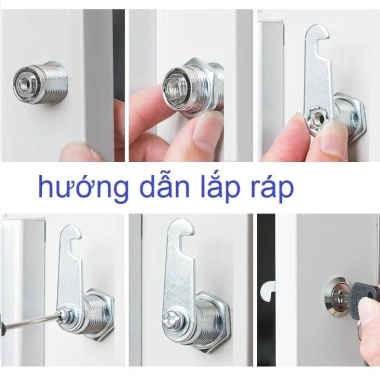 Combo 3 Ổ khóa tủ, khóa hộc kéo, khóa tủ gỗ Everygood cao cấp – Chắc chắn, 30.000đ 7