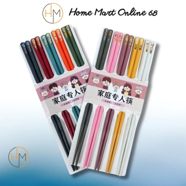 Combo 3 Set Đũa Gia Đình Kiểu Nhật Bản 5 Đũa Nhiều Màu - Chịu Nhiệt, Kháng Khuẩn, Chống Trượt Combo 3 Set Đũa Gia Đình Kiểu Nhật Bản 5 Đũa Nhiều Màu - Chịu Nhiệt, Kháng Khuẩn, Chống Trượt