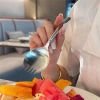 Combo 3 Thìa Nĩa 2in1 Sang Trọng - Muỗng Cán Dài Dày Dặn, Ăn Trái Cây và Mì, Giá 15.000 VND 9
