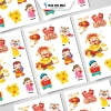 Combo 3 tờ sticker Tết năm mới - Trang trí bánh chưng, nhà, hộp quà chỉ 35.000₫