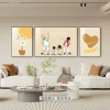 Combo 3 tranh tráng gương gia đình hạnh phúc - Decor phòng khách, bóng đẹp 4