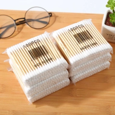 Combo 3 túi 100 tăm bông y tế tre - Vệ sinh tai tiện lợi, giá chỉ 10.000đ 8