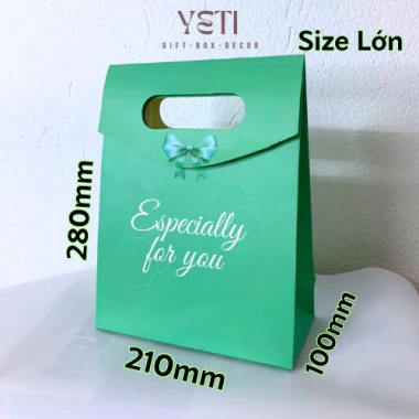 Combo 3 Túi Giấy Đựng Quà Nắp Dán - Thiết Kế Dễ Thương, Trẻ Trung, Giá 15.500₫ 5