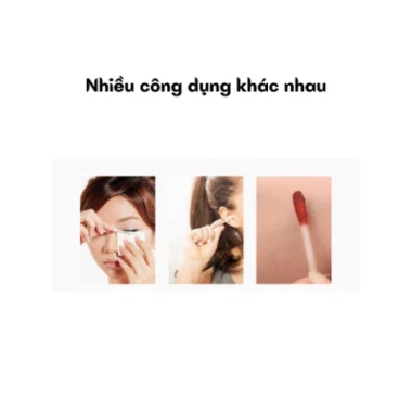 Combo 3 túi tăm bông gỗ mềm mại, tăm vệ sinh tai, tăm trang điểm khosiviethieu, giá 12.990₫ 4