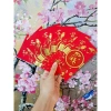 Combo 30 bao lì xì vỏ nhung đỏ in chữ nổi cỡ to, chúc tài lộc may mắn năm mới 3