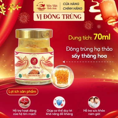 Combo 30 Hũ Yến Chưng Sẵn 35% 70ml Mix 4 Vị, Tặng 12 Hũ - Biếu Sức Khỏe Yến Việt 3