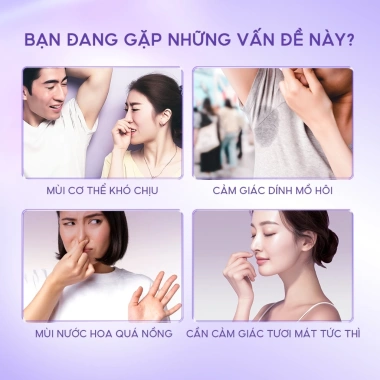Combo 3in1 Grace&Glow: Sữa tắm, Lăn khử mùi, Body Mist - Trắng da, Dưỡng ẩm, Giá 321.000đ