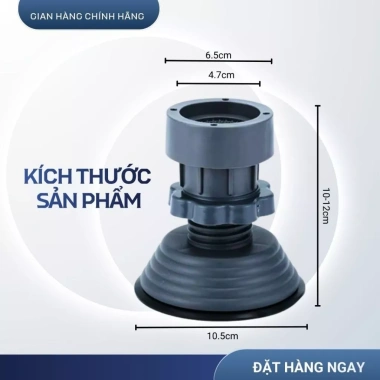 Combo 4-8 chân đế cao 4-12cm kê máy giặt, tủ lạnh, bàn ghế - Dễ dàng quét dọn, giảm giá 39.000₫ 6