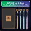 Combo 4 Bàn Chải Đánh Răng 3 Đầu - Lông Mềm Mại, Sạch Góc, Bảo Vệ Răng