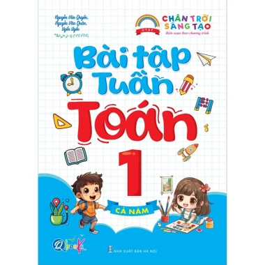 Combo 4 cuốn Sách Bài Tập Tuần và Đề Kiểm Tra Toán - Tiếng Việt Lớp 1 Chân Trời Sáng Tạo Cả Năm Giá 59.000 VND 2