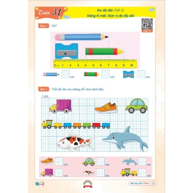 Combo 4 cuốn Sách Bài Tập Tuần và Đề Kiểm Tra Toán - Tiếng Việt Lớp 1 Chân Trời Sáng Tạo Cả Năm Giá 59.000 VND 3