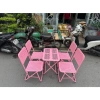Combo 4 Ghế 1 Bàn CNC Kim Cương Gấp Gọn - Ghế và Bàn Cafe Xếp Gọn, Giá Ưu Đãi 789.000 VND 10