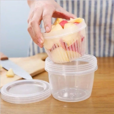Combo 4 Hộp Đựng Hành Tỏi Gừng Tủ Lạnh - Lỗ Thoát Nước, Nắp Kín Tránh Mùi 6