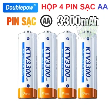 Combo 4 Pin AA/AAA - Sạc Douplepow DP-B02 - Mic Không Dây, Camera, Đồ Chơi, Giá Ưu Đãi