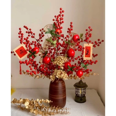 Combo 5-10 Cành Đào Đông Đỏ 12 Nhánh - Trang Trí Nhà Cửa Tết Giá Siêu Ưu Đãi 6 Combo 5-10 Cành Đào Đông Đỏ 12 Nhánh - Trang Trí Nhà Cửa Tết Giá Siêu Ưu Đãi 6