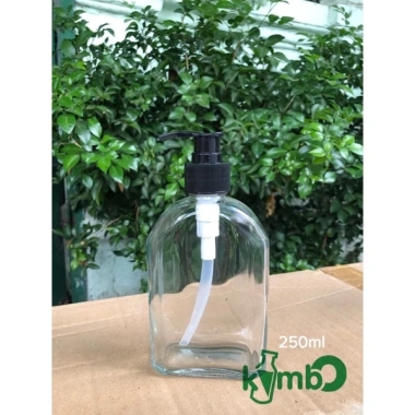 Combo 5-10 chai thủy tinh 250-500ml nước rửa tay, dầu gội - Kiểu cổ điển sang trọng cho spa