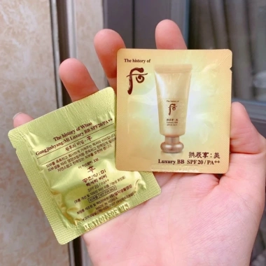 Combo 5-10 Gói Kem nền Whoo BB Cream 1ml Dưỡng da Chống nắng Cân bằng độ ẩm 34.000 VND