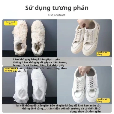 Combo 5-10 Túi Đựng Giày Dép Giá Rẻ 10.000 VND Tiết Kiệm Bảo Vệ Giày 4 Combo 5-10 Túi Đựng Giày Dép Giá Rẻ 10.000 VND Tiết Kiệm Bảo Vệ Giày 4