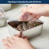 Combo 5-6 Hộp Inox 1.500ml, Nắp Đậy Silicone Hút Chân Không, Khay Inox – 48.000đ 2