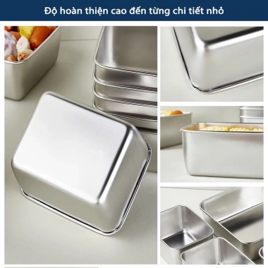 Combo 5-6 Hộp Inox 1.500ml, Nắp Đậy Silicone Hút Chân Không, Khay Inox – 48.000đ 3 Combo 5-6 Hộp Inox 1.500ml, Nắp Đậy Silicone Hút Chân Không, Khay Inox – 48.000đ 3