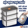 Combo 5-6 Hộp Inox 1.500ml, Nắp Đậy Silicone Hút Chân Không, Khay Inox – 48.000đ 10