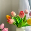 Combo 5-7-9 bông Tulip cao su non + bình xoắn ốc nhựa - Trang trí nhà cửa, hoa lụa Thanh Tú, giảm còn 60.000₫ 3