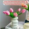 Combo 5-7-9 bông Tulip cao su non + bình xoắn ốc nhựa - Trang trí nhà cửa, hoa lụa Thanh Tú, giảm còn 60.000₫ 6
