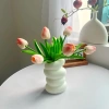 Combo 5-7-9 bông Tulip cao su non + bình xoắn ốc nhựa - Trang trí nhà cửa, hoa lụa Thanh Tú, giảm còn 60.000₫ 10