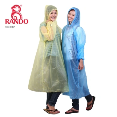 Combo 5 áo mưa đa dụng RANDO chính hãng - Trơn siêu nhẹ, không thấm, tiện lợi du lịch, thời trang, giá chỉ 105.000₫