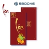Combo 5 Bao Lì Xì Chữ Phúc Tài Phát Lộc Thọ - Tết Việt 2.026 Giá 59k - Sbooks 5
