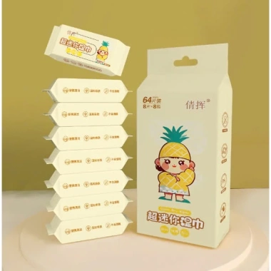 Combo 5 bịch khăn ướt mini Qian Hui tiện lợi, nhỏ gọn, bỏ túi cho picnic dã ngoại Iwyn 2 Combo 5 bịch khăn ướt mini Qian Hui tiện lợi, nhỏ gọn, bỏ túi cho picnic dã ngoại Iwyn 2