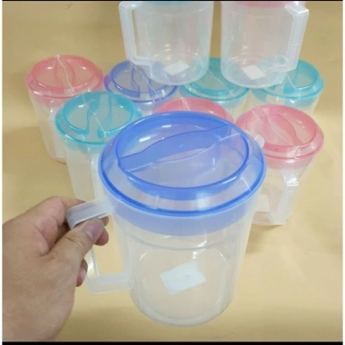 Combo 5 ca nước nắp màu rực rỡ, vạch định lượng nhựa Việt Nhật 2L-2.5L 75.000 VND