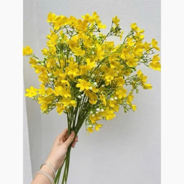 Combo 5 cành hoa lụa Nhất Chi Mai - Hoa trang trí cao cấp, phù hợp Tết, nhà và văn phòng, ưu đãi 77.888đ 6 Combo 5 cành hoa lụa Nhất Chi Mai - Hoa trang trí cao cấp, phù hợp Tết, nhà và văn phòng, ưu đãi 77.888đ 6