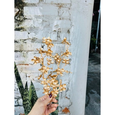 Combo 5 Cành Mai Đồng Trang Trí Giỏ Quà và Tháp Nước Tết - Giá Ưu Đãi 48.000đ