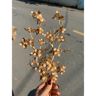 Combo 5 Cành Mai Đồng Trang Trí Giỏ Quà và Tháp Nước Tết - Giá Ưu Đãi 48.000đ