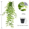 Combo 5 cây giả lá rủ nhựa mềm kèm chậu - Trang trí nội thất, bàn mini, giá 30.000 VND 10