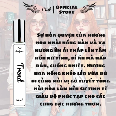 Combo 5 chai nước hoa nữ Ciel 10ml - Mua 4 tặng 1, Ngọt ngào, Cuốn hút, Gợi cảm - Chỉ 99.000₫