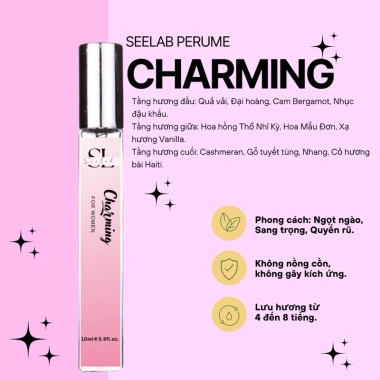 Combo 5 chai nước hoa nữ Seelab - Quyến rũ, Sang trọng, Nổi bật và Tặng 1c 10ml mùi ngẫu nhiên - 175k