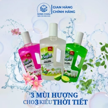 Combo 5 chai Nước lau sàn Senfort 1.000ml - Hương Bạc Hà, Chanh Sả, Hoa Lily - Giá 107.000đ, tiết kiệm 28.890đ 3