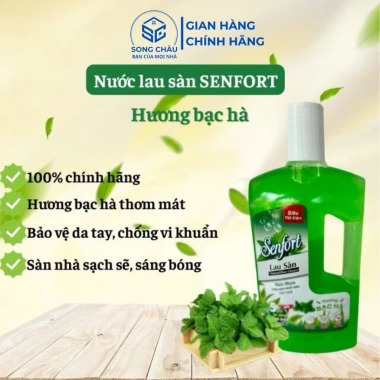 Combo 5 chai Nước lau sàn Senfort 1.000ml - Hương Bạc Hà, Chanh Sả, Hoa Lily - Giá 107.000đ, tiết kiệm 28.890đ 6