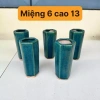 Combo 5 chậu bonsai mini lục ống gốm xanh - Giá ưu đãi 80.000đ