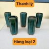 Combo 5 chậu bonsai mini lục ống gốm xanh - Giá ưu đãi 80.000đ 5