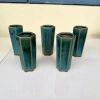 Combo 5 chậu bonsai mini lục ống gốm xanh - Giá ưu đãi 80.000đ 7