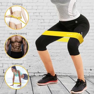 Combo 5 dây dẹt đàn hồi Miniband cao cấp tập thể dục, kèm túi và hướng dẫn - Giá 99.000₫ 8