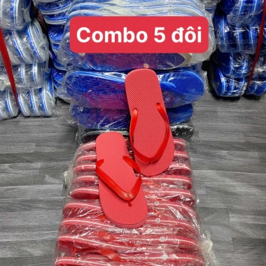 Combo 5 đôi dép đi trong nhà, khách sạn, du lịch - Siêu nhẹ, siêu êm, tăng 1 size TT285 CB5 chỉ 69.000₫ 3 Combo 5 đôi dép đi trong nhà, khách sạn, du lịch - Siêu nhẹ, siêu êm, tăng 1 size TT285 CB5 chỉ 69.000₫ 3